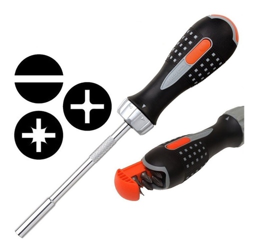 [65756] Destornillador Corto 12 Puntas